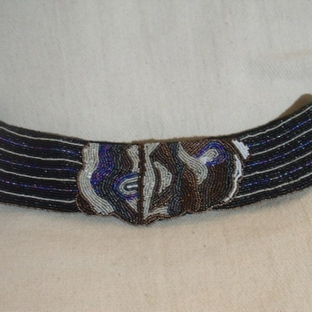 BEADED WIDE BELT